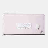 Personalisierte rosa Schreibtischmatte mit Individ (Tastatur & Maus)