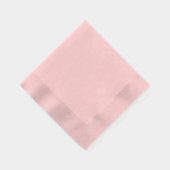 personalisierte, rosa silberne Servietten Mit Folie (Rechts)