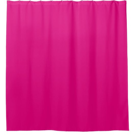 Personalisierte Rosa Solid Color Duschvorhang (Vorderseite)