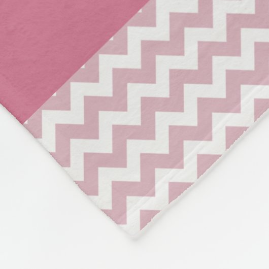 Personalisierte rosa Sparren-ethnische Prinzessin Fleecedecke (Ecke)