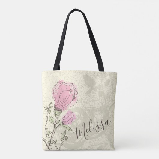 Personalisierte rosa tasche (Rückseite)