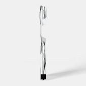 Personalisierte Rosa und Schwarz iPhone Hülle (Linke Seite)