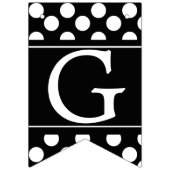 Personalisierte rosa und schwarze wimpelkette (Zweite Fahne)