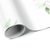 Personalisierte, rosafarbene Packpapille Geschenkpapier (Rolleneckpunkt)