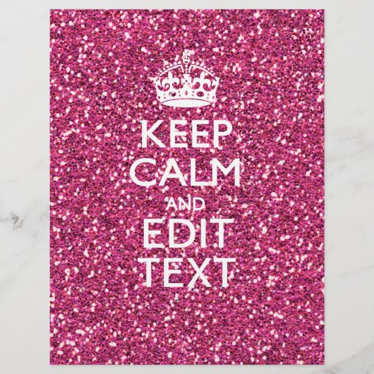 Personalisierte Rose Behalte ruhige Dekoration (Vorderseite)