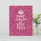 Personalisierte Rose Behalte ruhige Dekoration (Stehend Vorderseite)