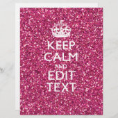 Personalisierte Rose Behalte ruhige Dekoration (Vorne/Hinten)