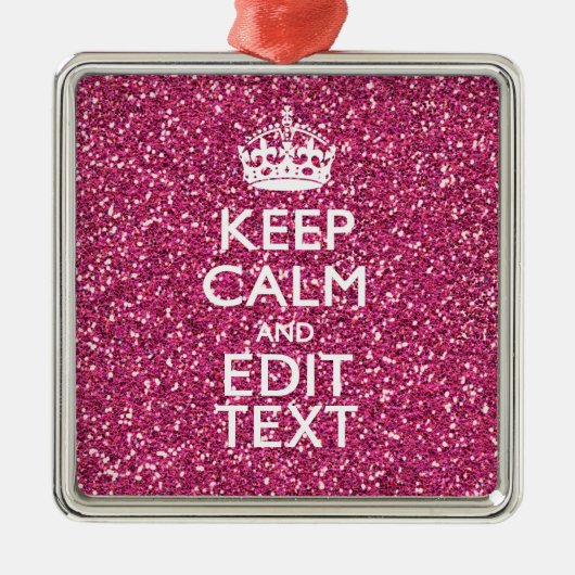 Personalisierte Rose Behalte ruhige Dekoration (Vorne)