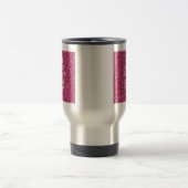 Personalisierte Rose Behalte ruhige Dekoration Reisebecher (Mittel)