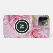 Personalisierte Rose Boho Floral Aquarell  Case-Mate iPhone Hülle (Rückseite (Horizontal))