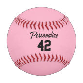 Personalisierte Rose Clair Baseball (Vorderseite)