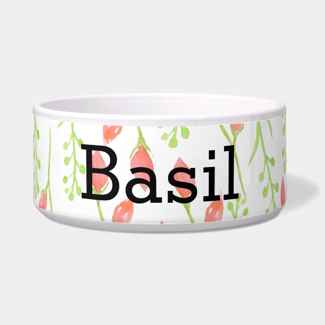 PERSONALISIERTE ROSE DESIGN NAPF (Vorderseite)