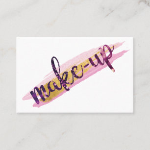 Personalisierte Rose Gold Brush Business Cards Visitenkarte