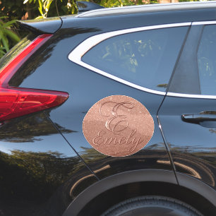 Personalisierte Rose Gold Glitzer Name Design - Ei Aufkleber