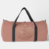 Personalisierte Rose Gold Glitzer Name Design - Ei Duffle Bag (Vorderseite)
