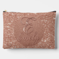 Personalisierte Rose Gold Glitzer Name Design - Ei