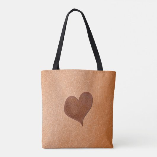 Personalisierte Rose Gold Imitat Leder Tasche (Rückseite)