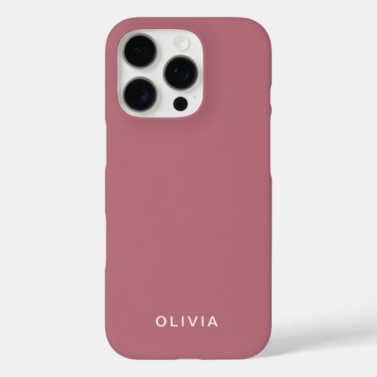 "Personalisierte Rose Gold: iPhone Case mit benutz (Rückseite)