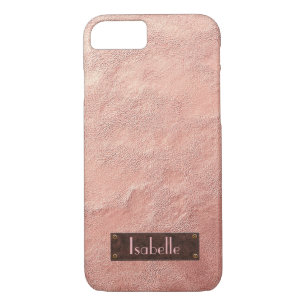 Personalisierte Rose Gold Leather Iphone-Fall Case-Mate iPhone Hülle