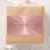 Personalisierte Rose Gold Metallradialtextur (Insitu)