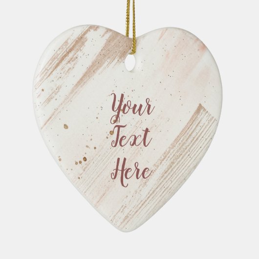 Personalisierte Rose Gold Splash Dekoration (Rechts)