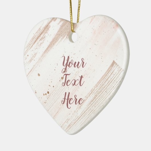 Personalisierte Rose Gold Splash Dekoration (Links)