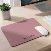 Personalisierte Rose Gold und Monogramm | Elegant Mousepad