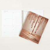 Personalisierte Rose Gold Undated Planner Planer (Anzeige)