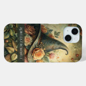 Personalisierte Rose Hexenhut-Handy-Fall Case-Mate iPhone Hülle (Rückseite (Horizontal))