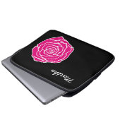 Personalisierte Rose Notebook-Gehäuse Laptopschutzhülle (Vorne Knopf)