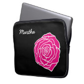 Personalisierte Rose Notebook-Gehäuse Laptopschutzhülle (Vorderseite Links)
