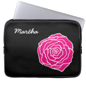 Personalisierte Rose Notebook-Gehäuse Laptopschutzhülle (Vorderseite)