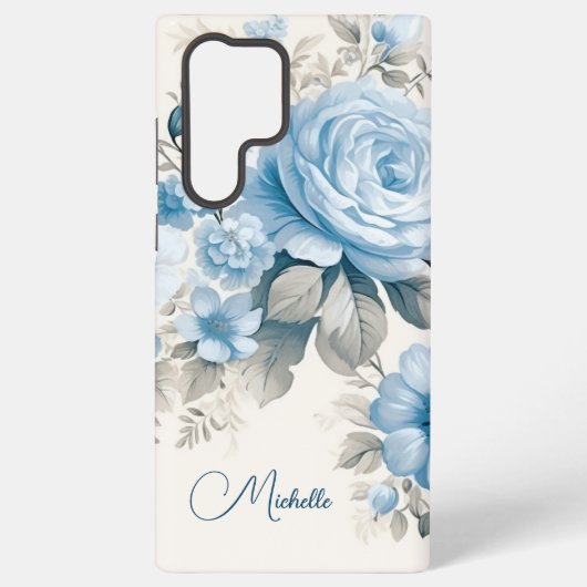 Personalisierte Rose Samsung Galaxy Hülle (Rückseite)