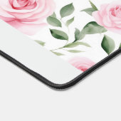 Personalisierte Rose Schreibtischunterlage (Ecke)