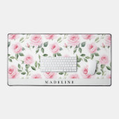 Personalisierte Rose Schreibtischunterlage (Tastatur & Maus)
