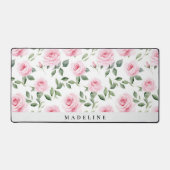 Personalisierte Rose Schreibtischunterlage (Vorderseite)
