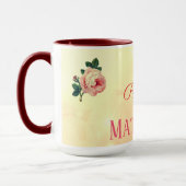 Personalisierte Rose Tasse (Links)