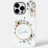 Personalisierte Rose Wasserfarbe Elegante Case-Mate iPhone Hülle (Rückseite)