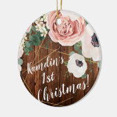 Personalisierte Rose XMAS Ornament Geometrische Ga (Links)