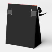 Personalisierte Rose Zelt-Gefälligkeitsbox Geschenkschachtel (Rückseite)