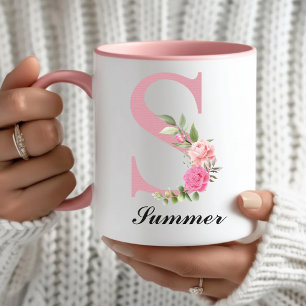 Personalisierte Rosen Blumen-Tasse Muttertagsgesch Tasse