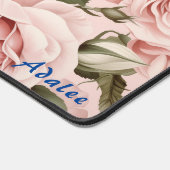 Personalisierte Rosen Blumenmatte Schreibtischunterlage (Ecke)