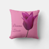 Personalisierte Rosenrosen, die von der Lizzy nach Kissen (Vorderseite)