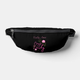 Personalisierte Rosenschmuck Bauchtasche
