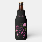 Personalisierte Rosenschmuck Flaschenkühler (Flaschenvorderseite)