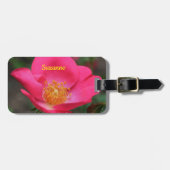 Personalisierte Rosenstäbchen Gepäckanhänger (Vorderseite horizontal)