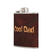 Personalisierte Rostkunst Cooler Spaß einzigartig Flachmann (Links)