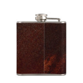 Personalisierte Rostkunst Cooler Spaß einzigartig Flachmann (Rückseite)