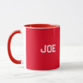 Personalisierte Rot-Combo-Stil-Tasse Tasse (Links)