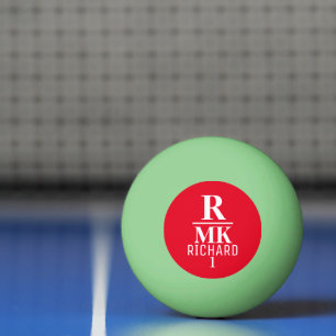 Personalisierte Rot-Logo-Farben Tischtennisball